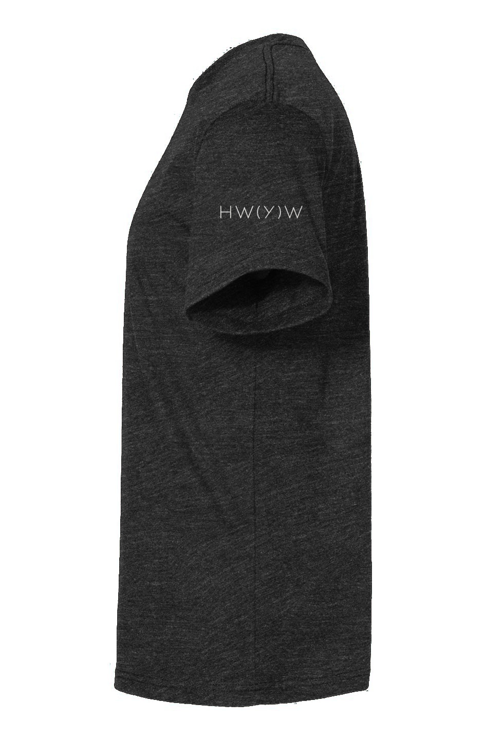 Eco Heavyweight Tee His will, (y)our work - HWYW left sleeve